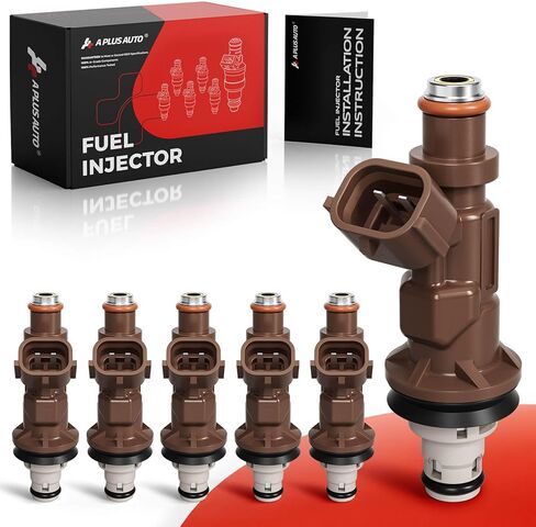 Fuel Injectors Set of 6, Compatible with Toyota Tacoma 1999-2004, Tundra 2000-2004, 4Runner 1999-2002-v6 3.4L, Naturally Aspirated Replace Part 2320962040 in Saudi Arabia