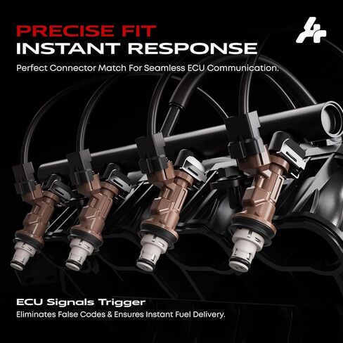 Fuel Injectors Set of 6, Compatible with Toyota Tacoma 1999-2004, Tundra 2000-2004, 4Runner 1999-2002-v6 3.4L, Naturally Aspirated Replace Part 2320962040 in Saudi Arabia