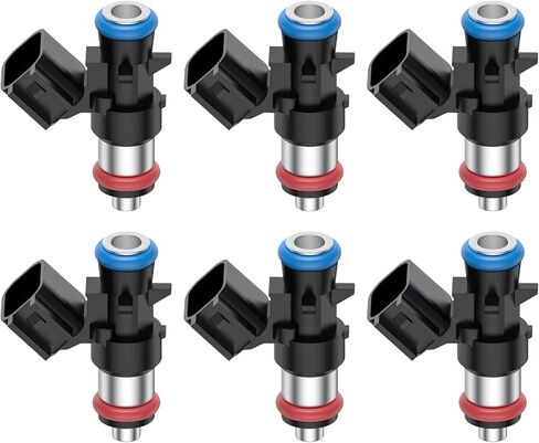 Fuel Injectors Compatible with Jeep Grand Cherokee 2011-2015 Wrangler 2012-2017 Ram 1500 2013-2017 Dodge Avenger Journey Charger Challenger Chrysler 200 300 Town & Country 2011-2017,3.6L, Set of 6 in Kuwait