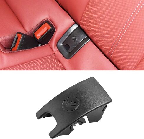 TTCR-II متوافق مع غطاء مرساة مقعد الأطفال Audi A4 2009-2016 8T0887187، بديل غطاء مقعد الطفل في الصف الخلفي ISOFIX لسيارة Audi A5 2008-2016 وA6 2012-2018 (أسود، غطاء قطعة واحدة فقط) in Kuwait
