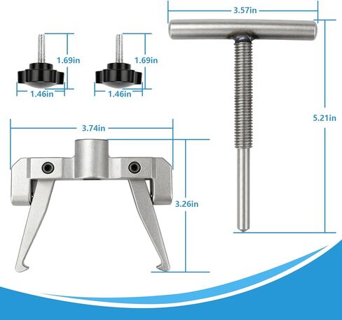 660040-1 أداة سحب المكره غير القابل للصدأ من 2-1/4 بوصة إلى 2-9/16 بوصة متوافقة مع أداة إزالة المكره لمضخة جابسكو in Kuwait