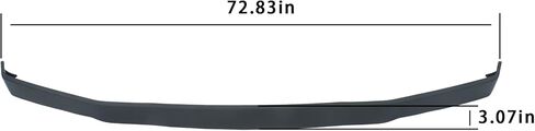 Plastic Front Lower Valance Air Deflector Replacement for F250 F350 F450 F550 Super Duty 2WD 2017-2019 HC3Z17626AD FO1095272 in Saudi Arabia
