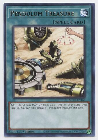 Yu-Gi-Oh! Pendulum Treasure - MP22-EN165 - Rare - 1st Edition in Kuwait