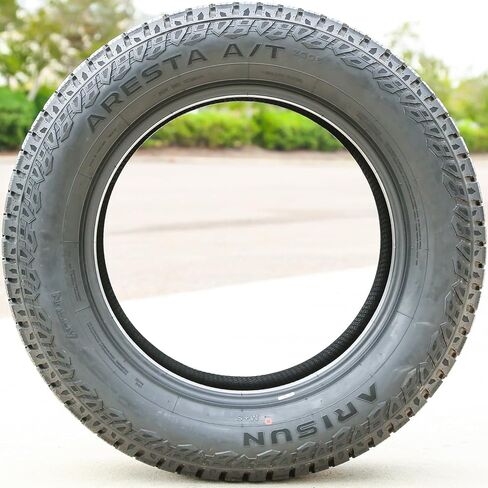Arisun Aresta A/T ZG06 Truck/SUV All-Terrain Off-Road Radial Tire-255/65R17 255/65/17 255/65-17 110T Load Range SL 4-Ply BSW Black Side Wall UTQG 500AA in Kuwait