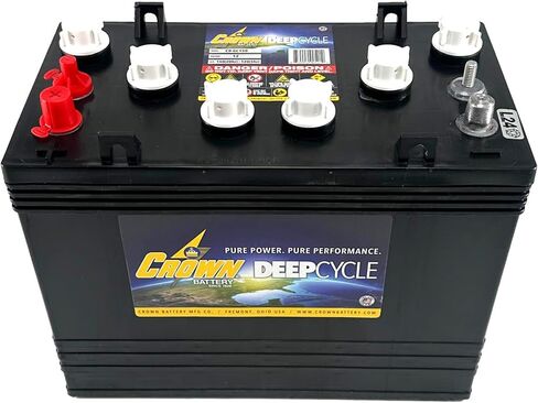 Crown CR-GC150 12V 150Ah Deep-Cycle Batteries for Golf Carts, RVs, Marine & Solar – Premium Long-Life GC12 Replacement (Set of 4) in Saudi Arabia