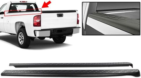 غطاء أغطية سرير G-PLUS أسود مكون من قطعتين، متوافق مع Chevy Silverado 6´6" 2007-2013 (لن يناسب 2007 Classic) in Kuwait