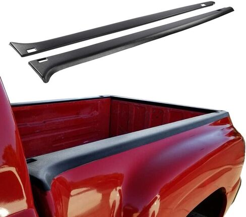 غطاء أغطية سرير G-PLUS أسود مكون من قطعتين، متوافق مع Chevy Silverado 6´6" 2007-2013 (لن يناسب 2007 Classic) in Kuwait