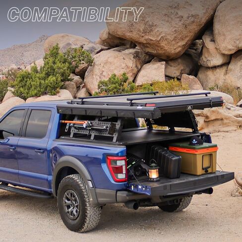 غطاء سرير الشاحنة القابل للسحب Syneticusa MR لسيارة Toyota Tundra 2007-2021 | سرير 6'6 بوصة (78.7 بوصة) | غطاء تونيو صلب قابل للسحب من الألومنيوم | يمكن تركيبه بواسطة شخص واحد، وسهل التركيب | مقاوم للماء، منخفض المظهر in Kuwait