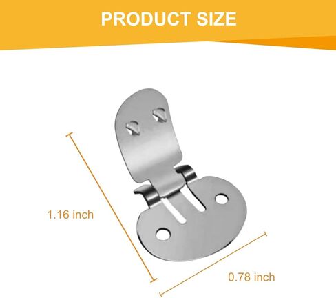 10Pcs Shoe Clip for Crafts Stainless Steel Flat Clips for Shoes Small Decorative Accessories for Women Dress Shoes Embellishments for Bows Flower Charms Jewelry Shoelace Ons and DIY Projects in Saudi Arabia