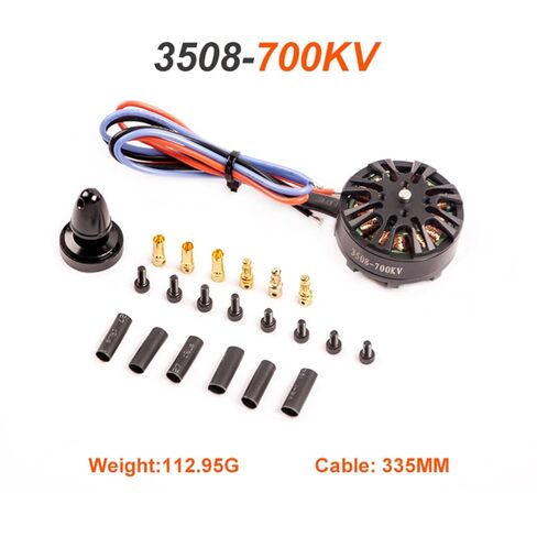 محرك JeeFly 3508-700KV بدون فرشاة للطائرات بدون طيار CW CCW عزم دوران عالٍ 700KV Outrunner Drone Motor خفيف الوزن لطائرات الهليكوبتر ذات الأجنحة الثابتة FPV نماذج RC كوادكوبتر متعددة الدوار (4 قطع) in Kuwait