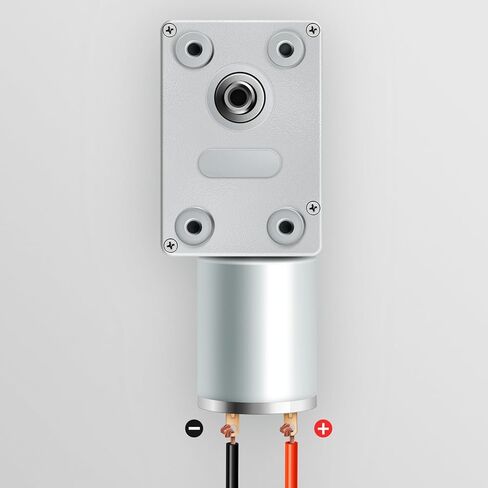 DC 12V 3RPM High Torque Turbo Worm Geared Motor, 2A 20W Electric Motor High Torque Rotation Motor, Small Electric Motor Low RPM in Saudi Arabia