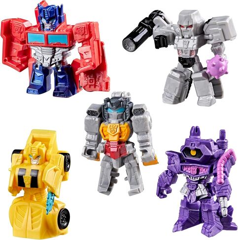 Transformers Tiny Turbo Changers 1.5" Mini Action Figures, Set of 5 Collectible Characters, Robot Toys for Ages 5+ in Kuwait