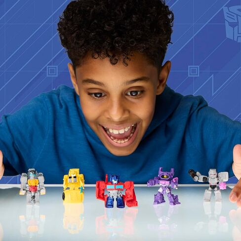 Transformers Tiny Turbo Changers 1.5" Mini Action Figures, Set of 5 Collectible Characters, Robot Toys for Ages 5+ in Kuwait