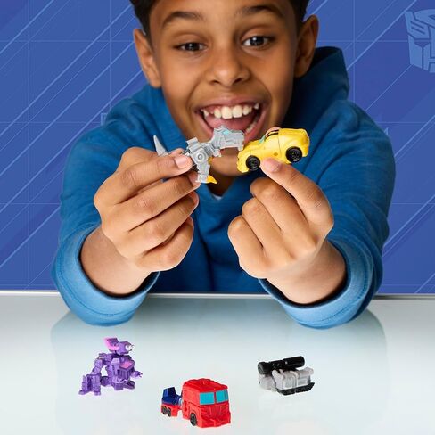 Transformers Tiny Turbo Changers 1.5" Mini Action Figures, Set of 5 Collectible Characters, Robot Toys for Ages 5+ in Kuwait