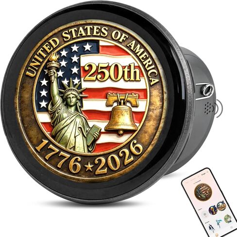 Digital Badge Anime Pins, Customizable Digital Pin Displays Audio Video & GIFs, Wearable Electronic Badge for World Cup, Anime Con, Concert, Party, Bussiness, Ebadge for Ita Bag, Backpack in Kuwait