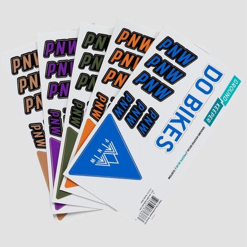 PNW Components X Ground Keeper Custom Handlebar Decal Sheet, Pacific Blue in Kuwait