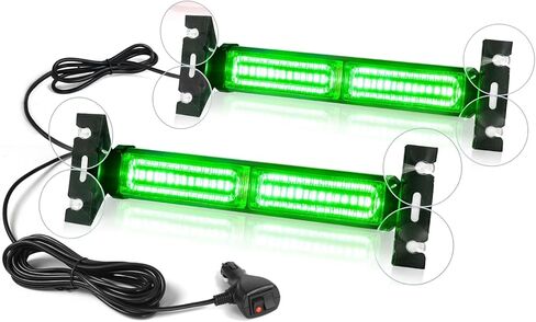 DIBMS 40 LED Stroboscopic Indicator Light Bar, Front Rear Windshield Visor Lights, Dash Safety Warning for Construction Tow Plow Trucks Car Accessories Emergency Rooftop Strobe LightBar (Amber/White) in Saudi Arabia