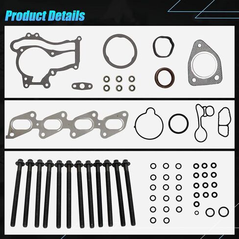 AUCERAMIC HS26540PT-1 Engine Cylinder Head Gasket Set with Bolts Fit 2011-2021 for Chevrolet Chevy Cruze Limited Sonic Trax Buick Encore 1.4L,HS31411 HSCV001 HS26540PT1 Full Head Gasket Kit HS54898 in Kuwait