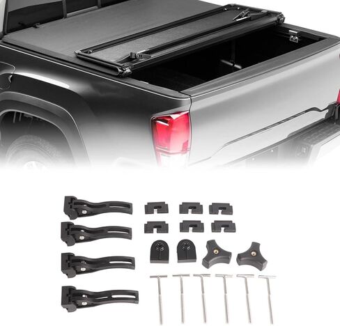 Tonneau Cover Clamps Set, Universal Tonneau Cover Replacement for Hard Tri Fold Tonneau Cover in Kuwait