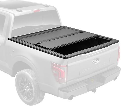غطاء تونيو لسرير الشاحنة الصلب القابل للطي من RealTruck BAK BAKFlip MX4 | 448337 | يناسب سرير Ford F-150 2021-2026 مقاس 6 أقدام و7 بوصات (78.9 بوصة) in Kuwait