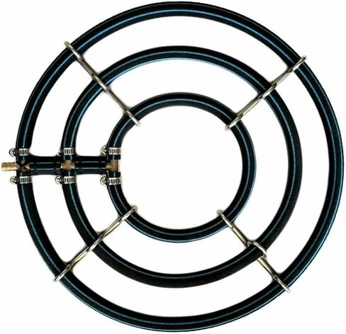 Premium Circle Diffuser for Fish Tank, Koi Pond, Hydroponics, Outdoor Lake Aeration Ring - Koi Pond Air Diffuser Weighted (Triple Ring/Dia.13.8‘’) in Saudi Arabia
