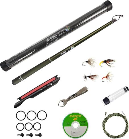 Aventik FreshStart Tenkara Rod in 7ft/8ft Action 7:3 Complete Beginner Kit in Kuwait
