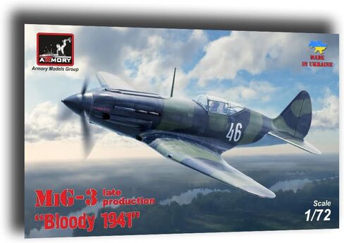 Armory AR-72011 1/72 Model kit of MiG-3 Late - 'Bloody 1941' Plastic Model kit, Grey in Saudi Arabia