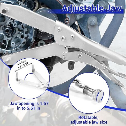 Motorcycle Clutch Holding Tool with Free Gloves, Clutch Hub Basket Gear Holder, Remove Basket Nut Clutch Tool, Tusk-Style Flywheel Holder for Motorcycle Repair in Saudi Arabia