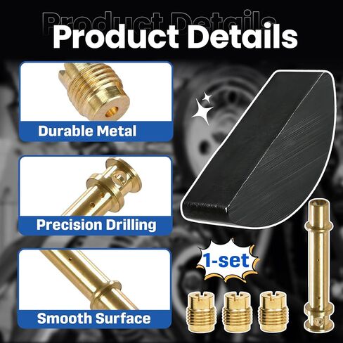 #8 Flywheel Timing Key & Carburetor Jet Kit Compatible with Predator 212cc 196cc 224cc Engines, Fit for Honda GX160 GX200 Clone, Mini Bike Go Kart Parts Coleman CT200U BT200X Baja Warrior in Saudi Arabia