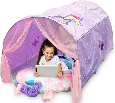 Happy Nappers: S4 Pillow & Sleepy Sack: Large - Dreamy the Rainbow Unicorn - 66 x 30, 2-in-1: Plush Opens to Sleeping Bag, Soft Play & Nap Character, Kids 3+ in Saudi Arabia