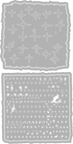 Sizzix Thinlits Die Set, Paper Cutz #2 by Seth Apter, 4 Cutting Dies in Kuwait