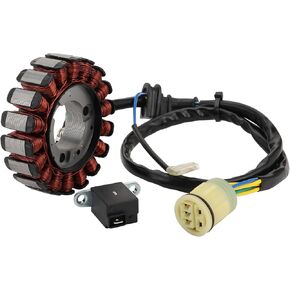 Magneto Stator 18 Coil Compatible with FourTrax 350 Rancher 350 ES TRX350TM TRX350TM TRX350FM TRX350TE TRX350FE ATV 4 Wheeler Quad OEM 31120-HN5-M01 31120-HN5-671 in Saudi Arabia