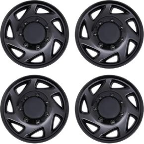 4Pcs Hubcaps Wheel Covers for Ford E250 E350 E450 Econoline 1999-2018 Van Hub Caps Rim Simulators Van Full Wheel Covers 16" Steel Wheel Covers Replacement (Silver) in Saudi Arabia