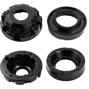 Jusees 52088257 Front Upper Lower Coil Spring Isolators Kit Compatible with Jeep Grand Cherokee WJ WG 1999-2004, Replaces 52088401 K160040 K160041 Coil Spring Insulators in Saudi Arabia