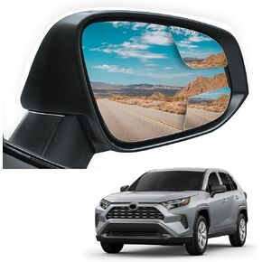 4PCS Blind Spot Mirrors for 2013-2025 Toyota RAV4, 2014-2024 4runner, 2016-2025 Tacoma, HD Glass Frameless Convex Rear View Mirrors, Wide Angle Adjustable Stick for Side Mirror in Saudi Arabia