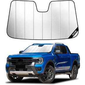 Windshield Sun Shade for Ford Ranger 2024-2026, Custom-fit Windshield Cover, Keep Vehicle Cool, Protect Dashboard, Foldable Car Window Shades – Ford Ranger Accessories in Saudi Arabia