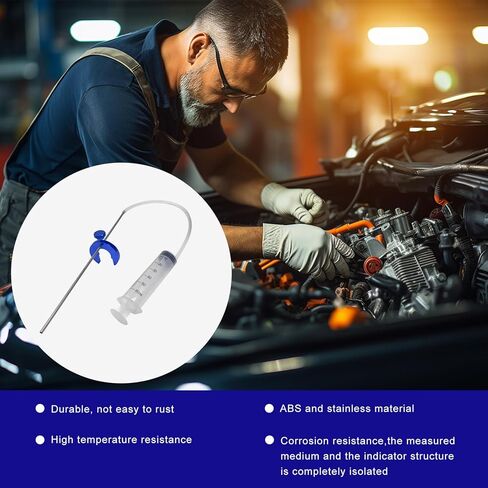 Fork Oil Adjuster Kit, Motorcycle Suspension Oil Level Adjuster with 60ml Syringe & Shape C Adjustable Ring, Fork Oil Level Gauge Adjustment Tool for Most Motorcycles in Kuwait