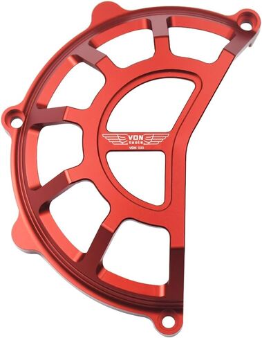 غطاء مفتوح أحمر للقابض الجاف بفتحات تهوية مع تشطيب صلب بأكسيد 97380591A لـ Ducati Dry Clutch Hypermotard 1100 EVO M900 Monster 1000 1098 R S 998 999 916 996 SP SPS in Kuwait