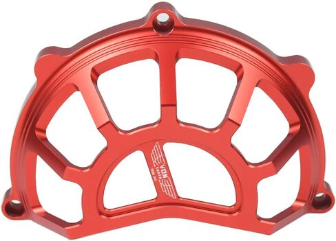 غطاء مفتوح أحمر للقابض الجاف بفتحات تهوية مع تشطيب صلب بأكسيد 97380591A لـ Ducati Dry Clutch Hypermotard 1100 EVO M900 Monster 1000 1098 R S 998 999 916 996 SP SPS in Kuwait