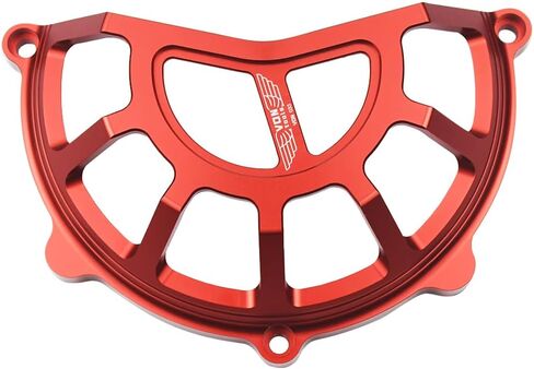 غطاء مفتوح أحمر للقابض الجاف بفتحات تهوية مع تشطيب صلب بأكسيد 97380591A لـ Ducati Dry Clutch Hypermotard 1100 EVO M900 Monster 1000 1098 R S 998 999 916 996 SP SPS in Kuwait