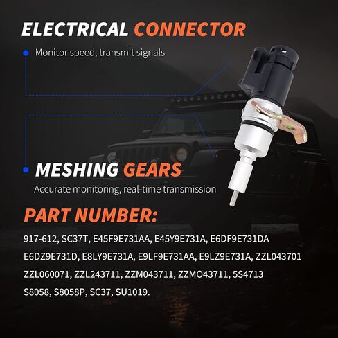 HiSport Speed Sensor 917-612 Compatible with Ford F-150, F-250, F-350, F-Super Duty, Explorer, Mustang, Taurus, E-150 Econoline, Ranger & Lincoln Continental & Mazda & Mercury in Kuwait