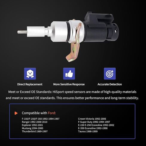 HiSport Speed Sensor 917-612 Compatible with Ford F-150, F-250, F-350, F-Super Duty, Explorer, Mustang, Taurus, E-150 Econoline, Ranger & Lincoln Continental & Mazda & Mercury in Kuwait