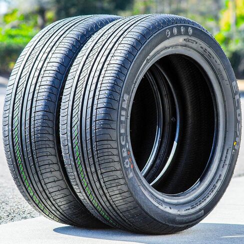 مجموعة من 2 إطارات فورسيوم إيكوسا لسيارات الركاب لجميع المواسم -175/65R14 175/65/14 175/65-14 82H نطاق تحميل SL 4-Ply BSW جدار جانبي أسود UTQG 400AA in Kuwait