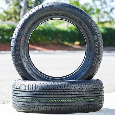 مجموعة من 2 إطارات فورسيوم إيكوسا لسيارات الركاب لجميع المواسم -175/65R14 175/65/14 175/65-14 82H نطاق تحميل SL 4-Ply BSW جدار جانبي أسود UTQG 400AA in Kuwait