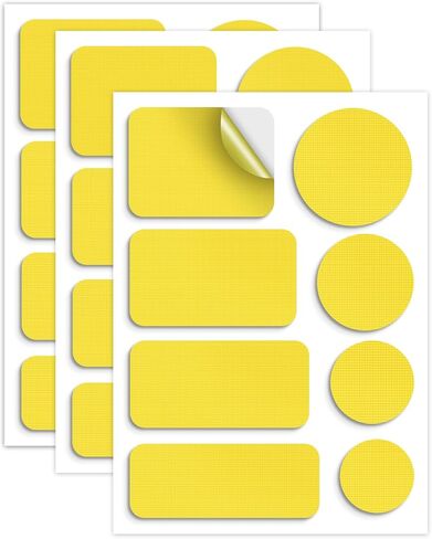 Waterproof Self-Adhesive Nylon Patches for Tent Repair Kit, 24pcs Outdoor Gear Tenacious Repair Tape, Fabric Patches for Clothes, Down Puffer Jacket, Tent, Sleeping Bag, Backpack, Navy Blue in Kuwait