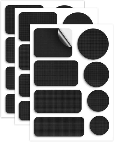 Waterproof Self-Adhesive Nylon Patches for Tent Repair Kit, 24pcs Outdoor Gear Tenacious Repair Tape, Fabric Patches for Clothes, Down Puffer Jacket, Tent, Sleeping Bag, Backpack, Navy Blue in Kuwait