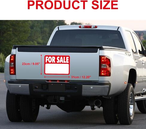 1 Pack Magnetic for Sale Sign Car, for Sale Signs for Vehicles, Magnet Signs for Vehicles, Heavy Duty Magnet, Writable Dry Erase, Reusable, High Visibility, 12.2''*9.06'', Included 4 Adhesive Pads in Saudi Arabia