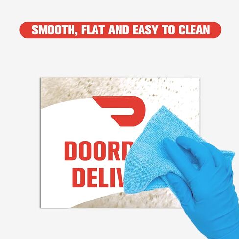 3 Pack Doordash Car Magnet Sign for Delivery Drivers Magnetic Stickers for Vehicles Reusable Removable White in Saudi Arabia