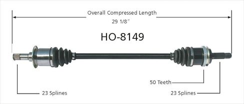 HO-8149 CV Axle Shaft in Saudi Arabia