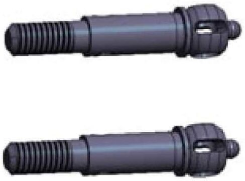 Tamiya 42218 Axle Shaft for 44mm Double Cardan Shaft (2) in Kuwait